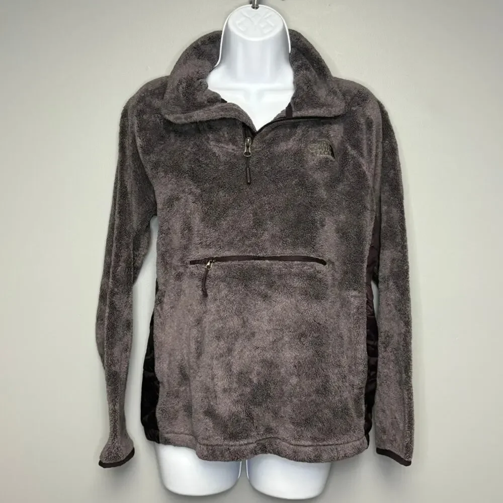 The North Face Osito Plum 1/4 Zip Outdoor Gorpcore Fleece Jacket Womens Sz M‎